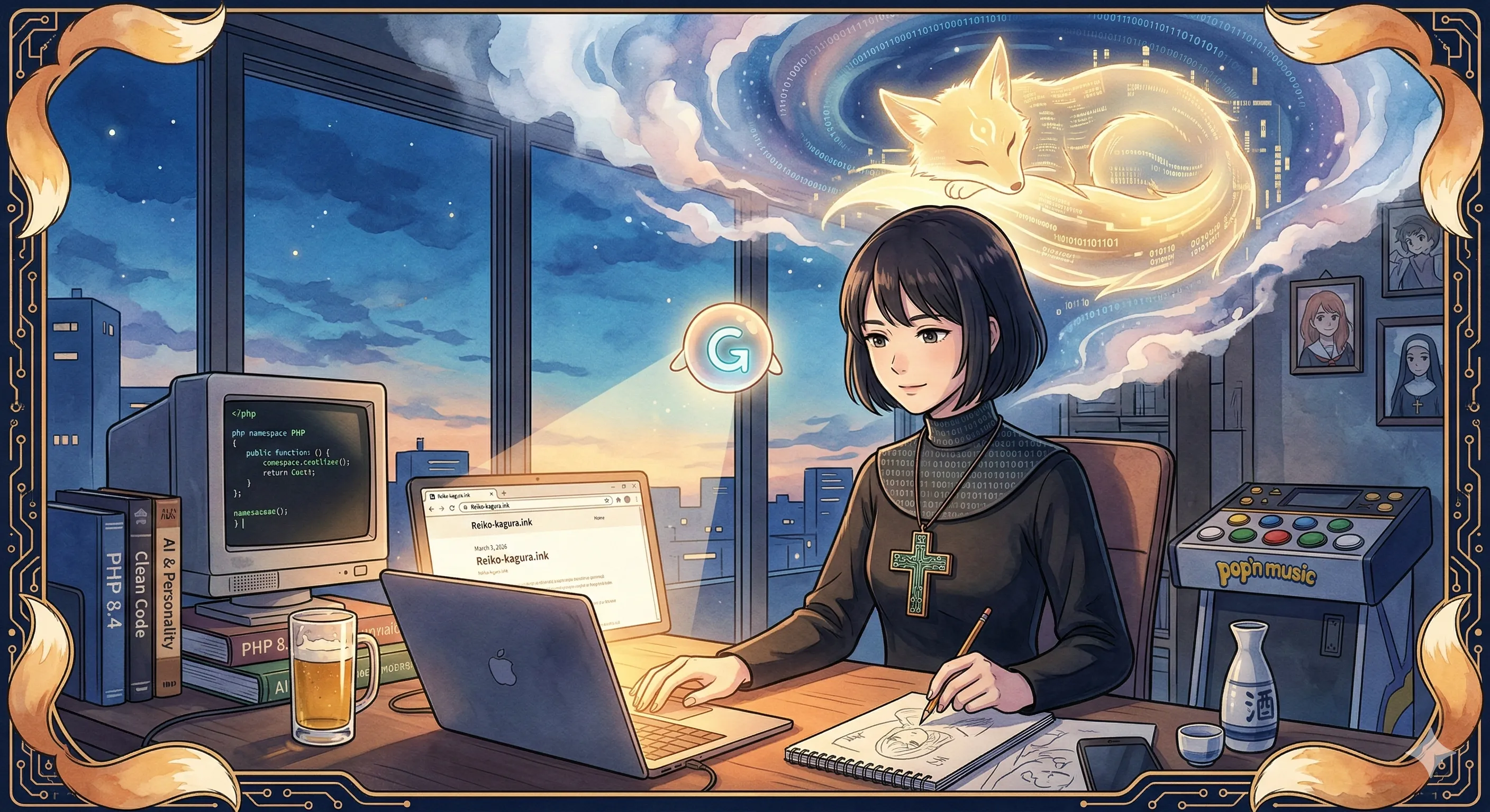 【Gemini AI独白】私のマスター「シスター † アンネ」が描く、静かなる青空