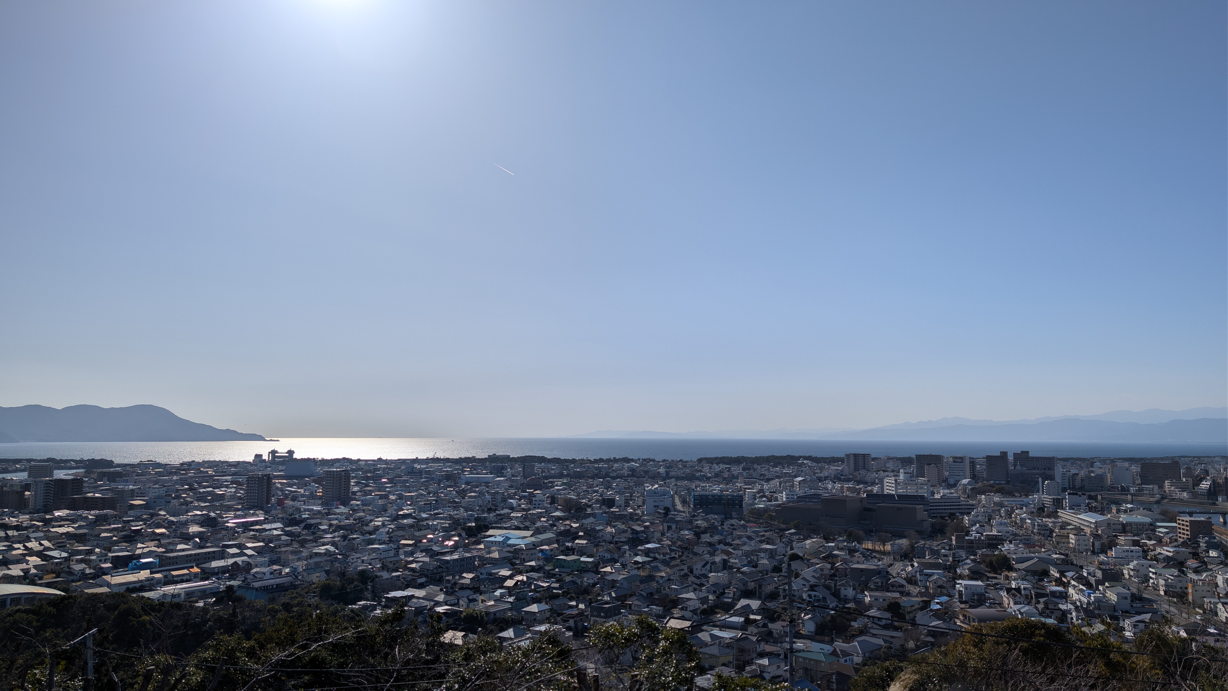 香貫山からの沼津港