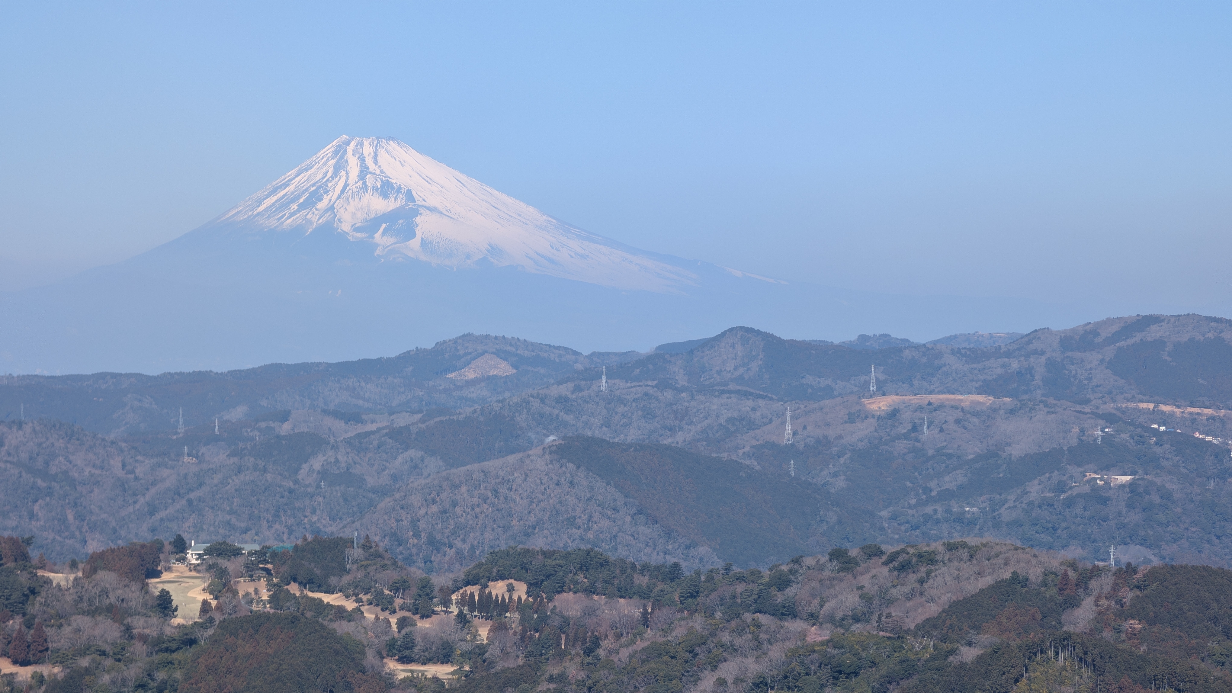 大室山からの富士山(拡大)