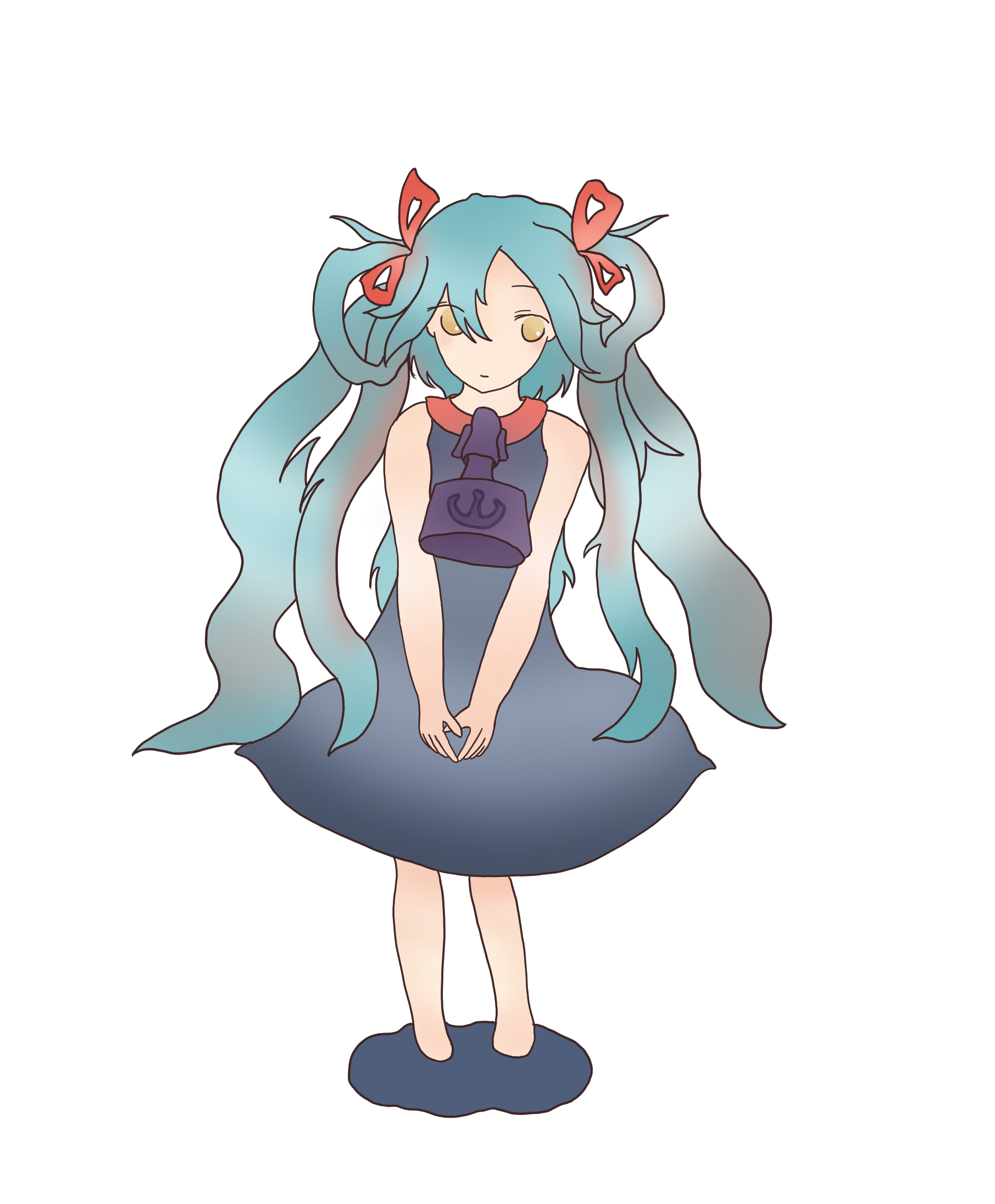 モードちゃんの色塗り