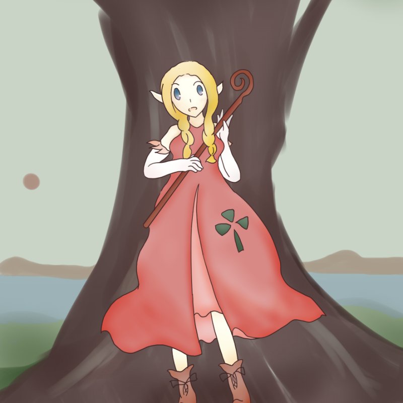 「イリーシャ出身のフロリアさん」の代表イラスト