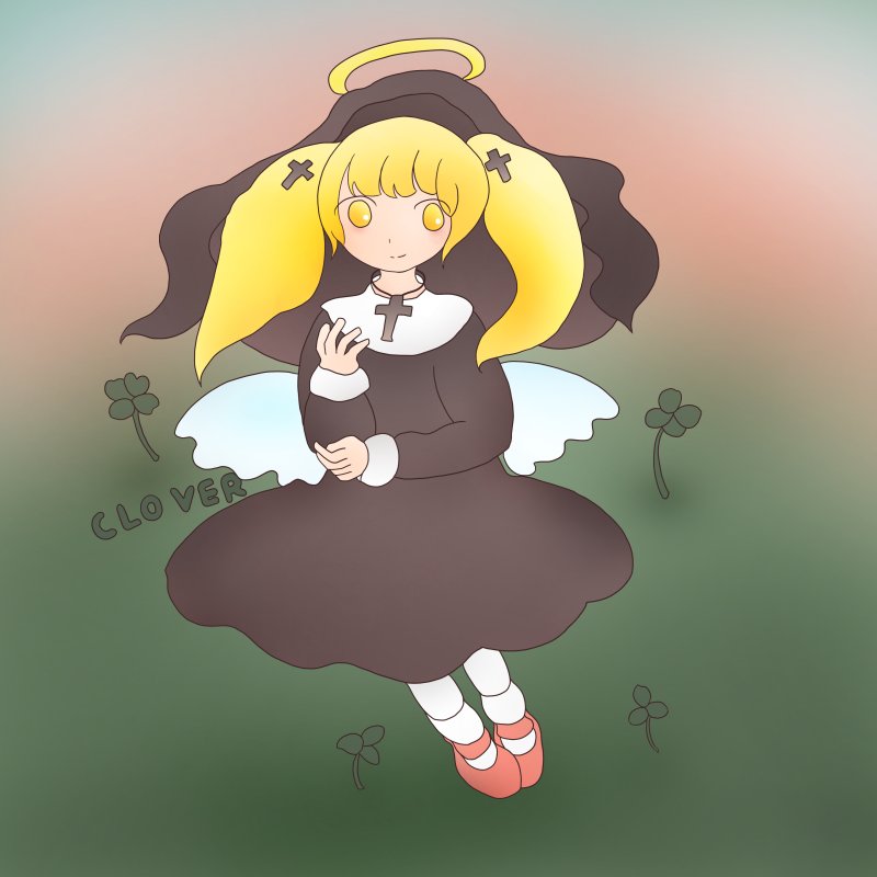 人気イラスト: シスターポエットとクローバー
